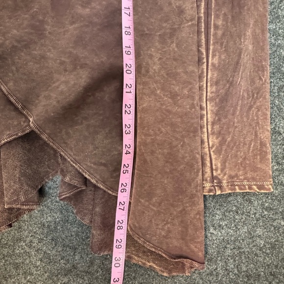 TESTIMONY LA BROWN STONEWASHED FRENCH TERRY COTTON LONG JACKET - Picture 4 of 5